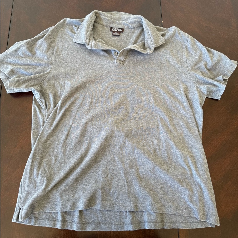 Micheal Micheal Kors Light Gray Polo Shirt